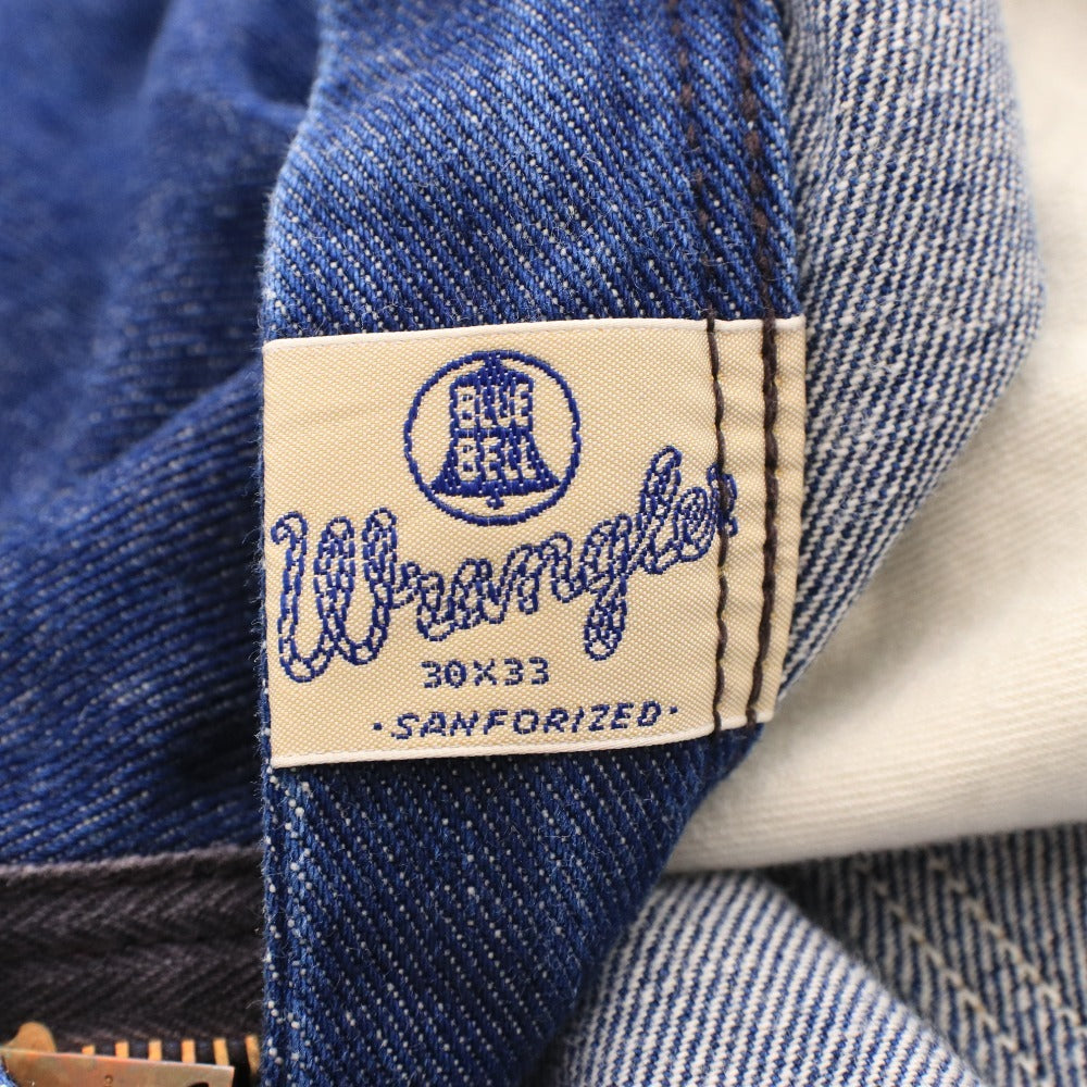 ■ Wrangler ラングラー デニム パンツ ジーンズ ボトムス ポケット パッチ メンズ 30 ネイビー系