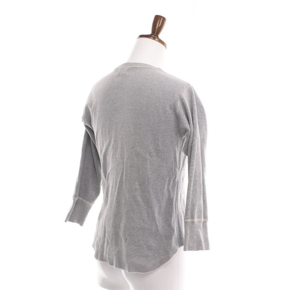 ■ FREEWHEELERS フリーホイーラーズ POWER WEAR トレーナー Tシャツ トップス 長袖 丸首 無地 メンズ レディース 38 ライトグレー