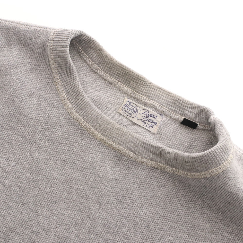 ■ FREEWHEELERS フリーホイーラーズ POWER WEAR トレーナー Tシャツ トップス 長袖 丸首 無地 メンズ レディース 38 ライトグレー