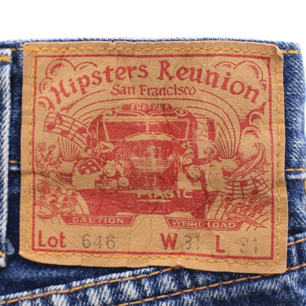 ■ FREEWHEELERS フリーホイーラーズ ジーンズ パンツ ボトムス ヒップスターズ リユニオン Lot 646 メンズ W31 L31 ネイビー系