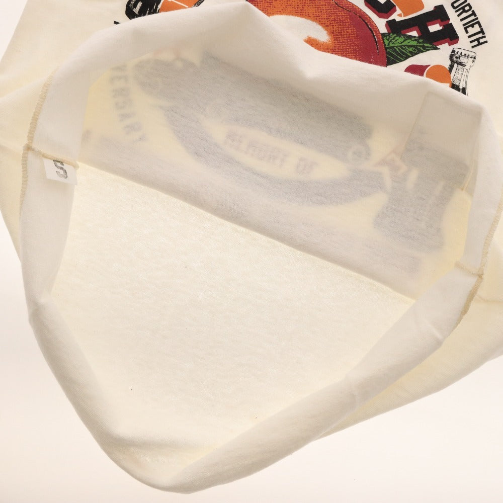 ■ BARNSTORMERS バーンストーマーズ Tシャツ トップス 長袖 丸首 プリント Lot C12-01WH メンズ レディース S ホワイト レッド