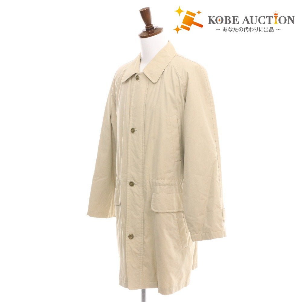 ■ Burberrys バーバリー トレンチ コート アウター ポケット ボタン ファスナー メンズ LY ライトベージュ系