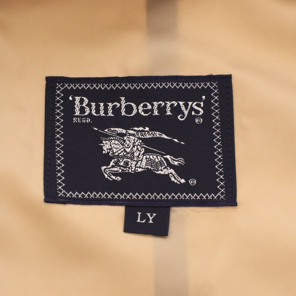 ■ Burberrys バーバリー トレンチ コート アウター ポケット ボタン ファスナー メンズ LY ライトベージュ系
