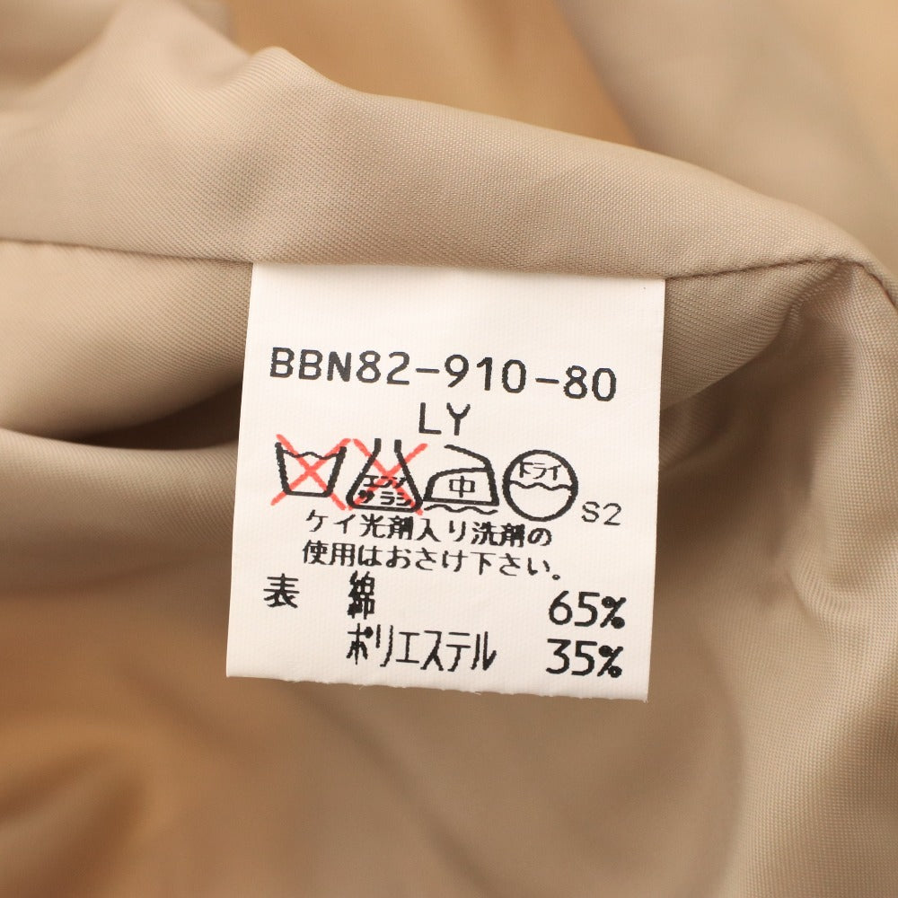 ■ Burberrys バーバリー トレンチ コート アウター ポケット ボタン ファスナー メンズ LY ライトベージュ系