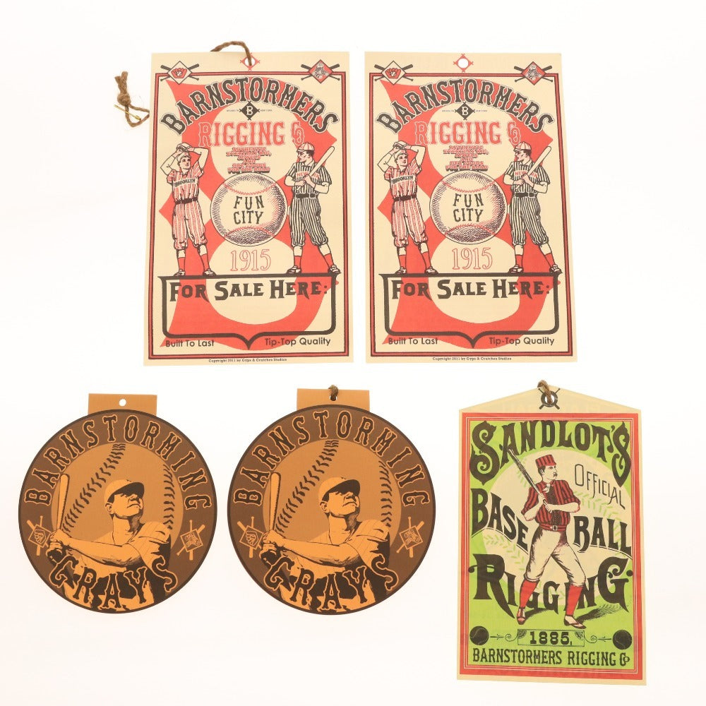 BARNSTORMERS T-shirt, short sleeves, crew neck, print, men's and women's, size S, dark gray