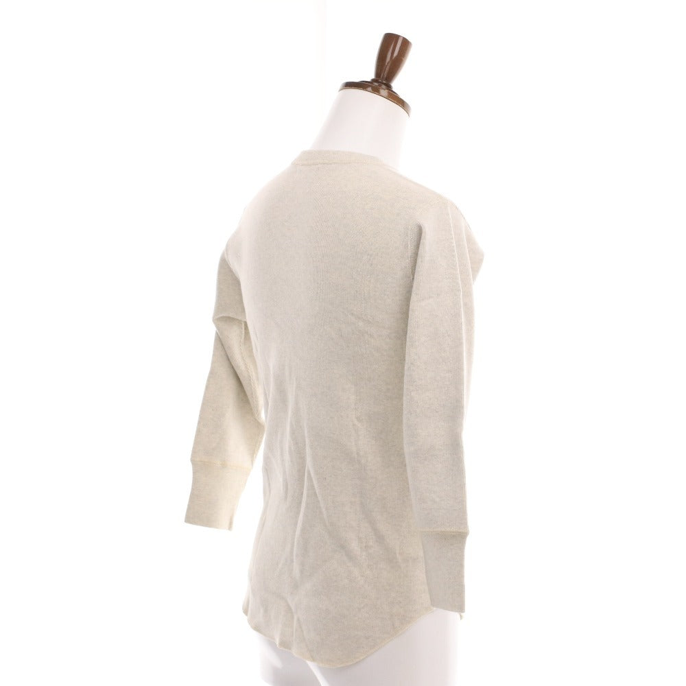 ■ FREEWHEELERS Freewheelers Sweatshirt, Crew Neck, Lot 1115001, Men's, Size 38, White, Light Gray