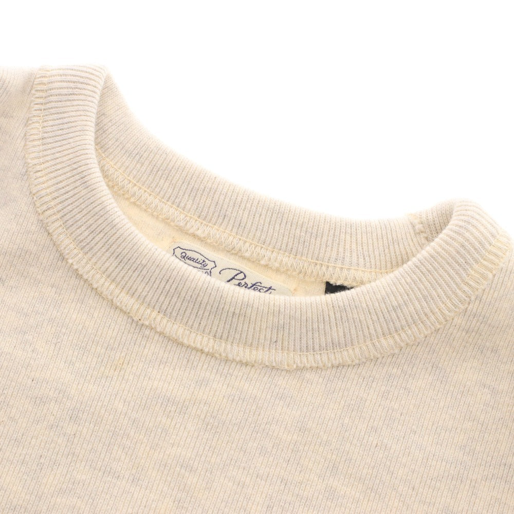 ■ FREEWHEELERS Freewheelers Sweatshirt, Crew Neck, Lot 1115001, Men's, Size 38, White, Light Gray