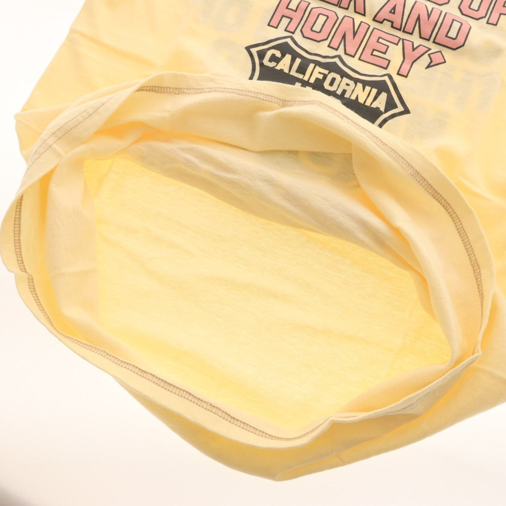 ■ BARNSTORMERS T-shirt, short sleeves, crew neck, print, C16-03CR, men's and women's, size M, ivory