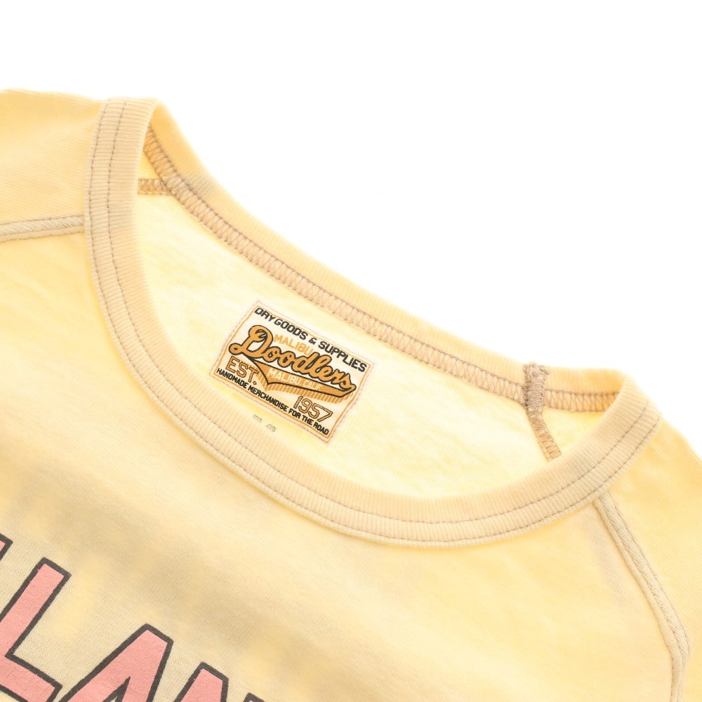 ■ BARNSTORMERS T-shirt, short sleeves, crew neck, print, C16-03CR, men's and women's, size M, ivory