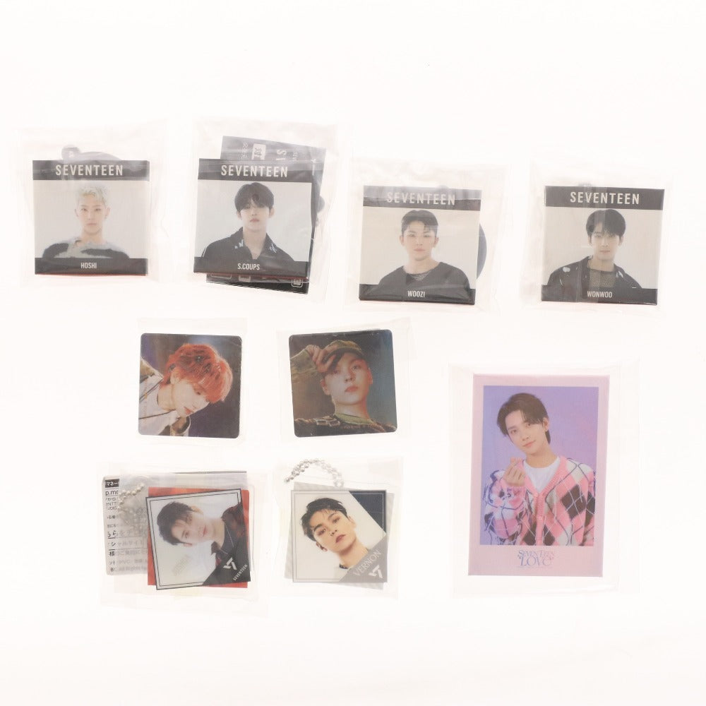 ■ SEVENTEEN Seventeen Goods Large Set Bulk Sale Fan Doll Keychain Badge Other Unopened Unused