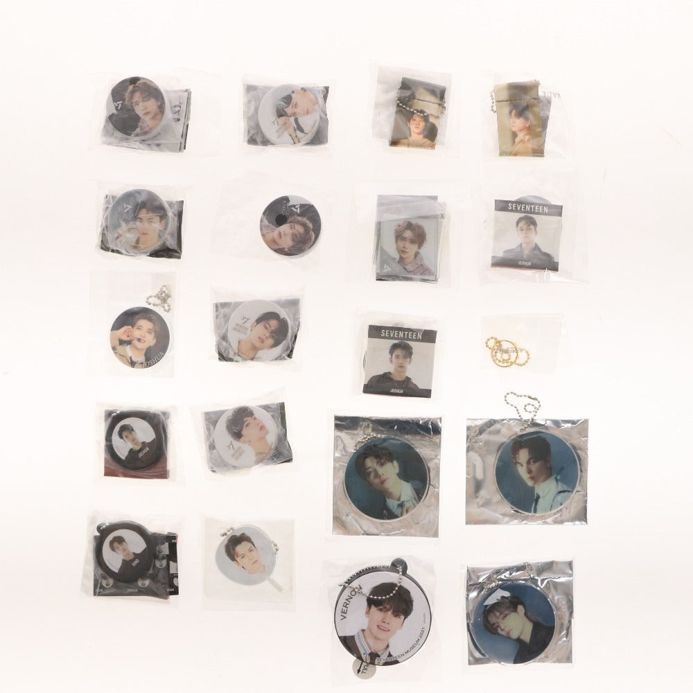 ■ SEVENTEEN Seventeen Goods Large Set Bulk Sale Fan Doll Keychain Badge Other Unopened Unused