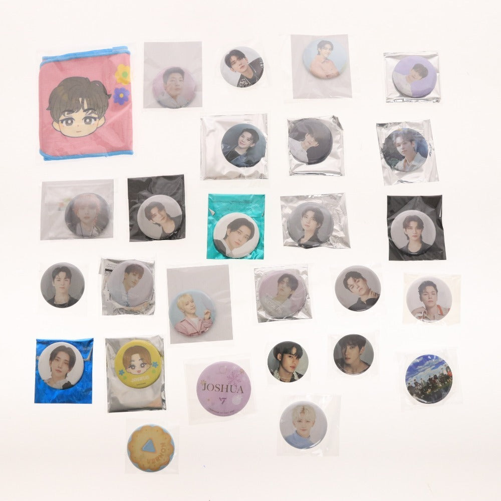■ SEVENTEEN Seventeen Goods Large Set Bulk Sale Fan Doll Keychain Badge Other Unopened Unused
