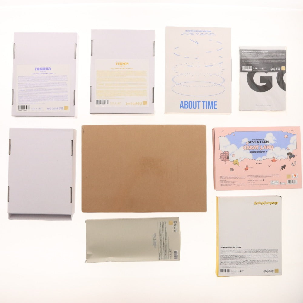 ■ SEVENTEEN Seventeen Goods 9-piece set bundled photo book, birthday box, memory book, etc. Includes unopened and unused items
