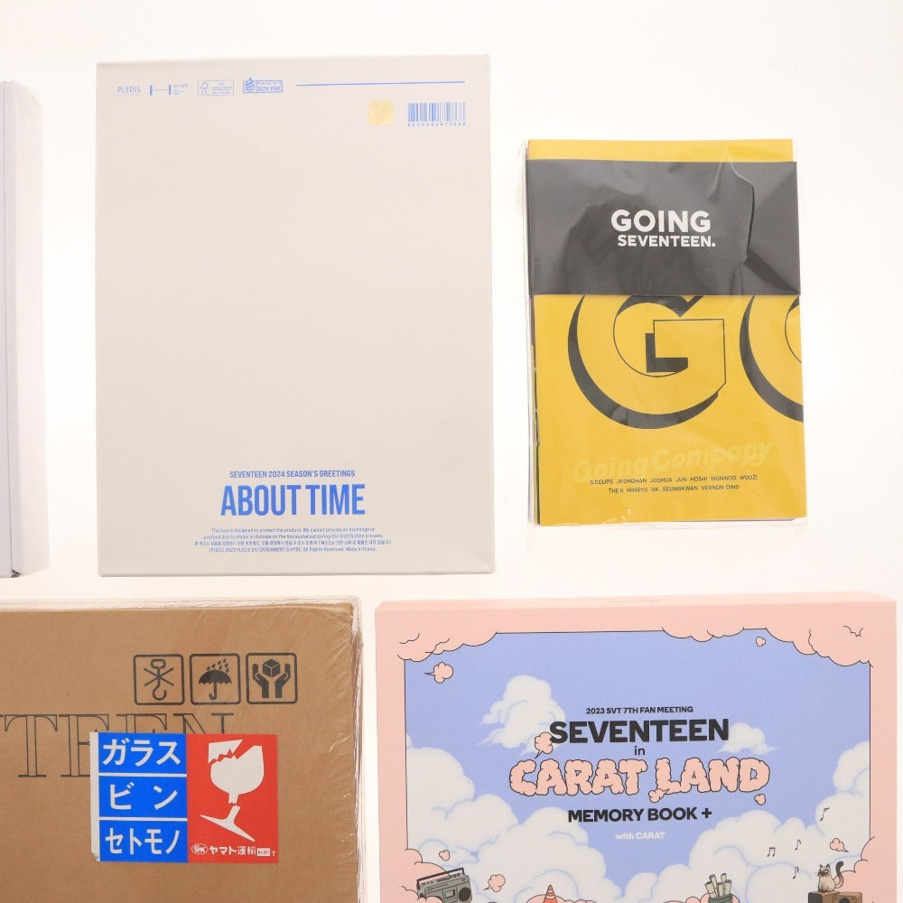 ■ SEVENTEEN Seventeen Goods 9-piece set bundled photo book, birthday box, memory book, etc. Includes unopened and unused items