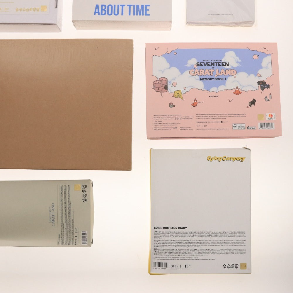 ■ SEVENTEEN Seventeen Goods 9-piece set bundled photo book, birthday box, memory book, etc. Includes unopened and unused items