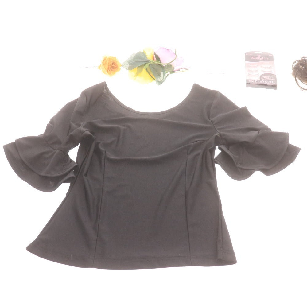 ■ フラメンコ 小物 等 19点セット まとめ売り アバニコ シージョ ピアス 花 つけ毛 タイツ 等 イエロー ブラック