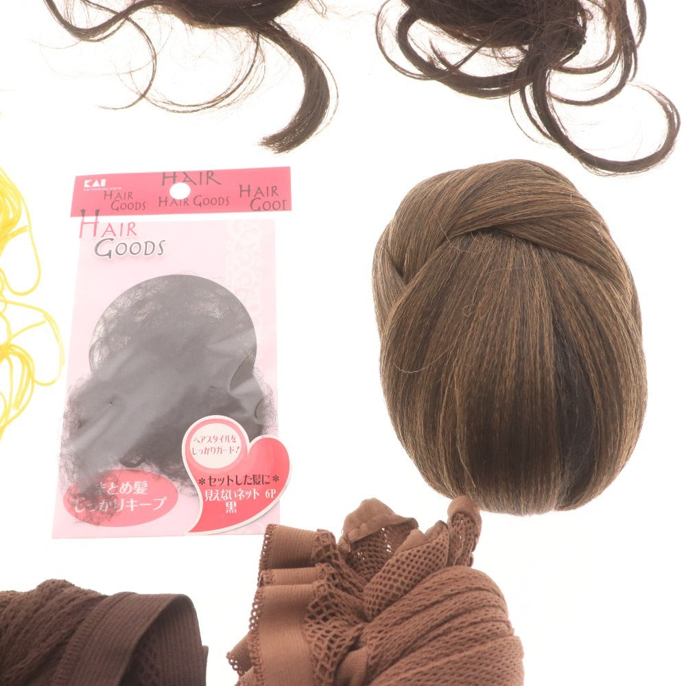 ■ フラメンコ 小物 等 19点セット まとめ売り アバニコ シージョ ピアス 花 つけ毛 タイツ 等 イエロー ブラック