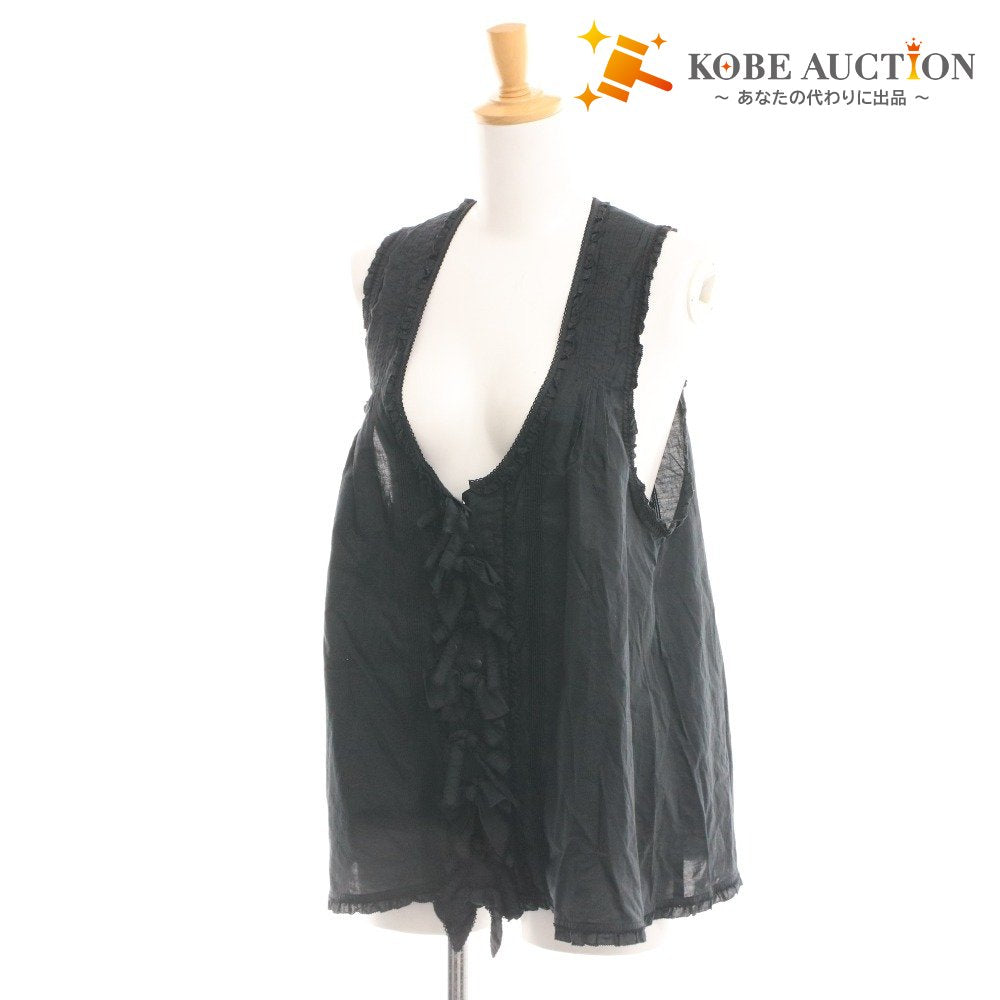 ■ ワンダフルワールド カネコイサオ ブラウス チュニック トップス リボン レディース ブラック