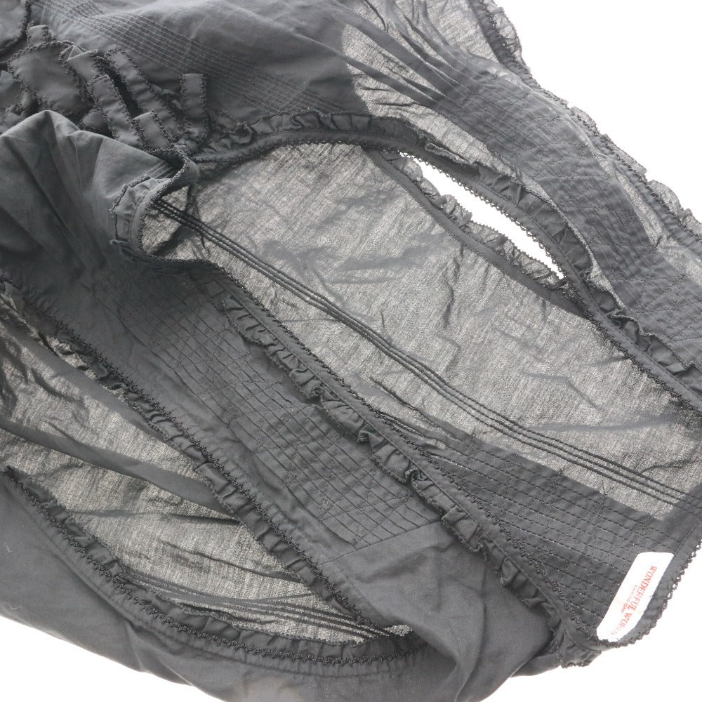 ■ ワンダフルワールド カネコイサオ ブラウス チュニック トップス リボン レディース ブラック