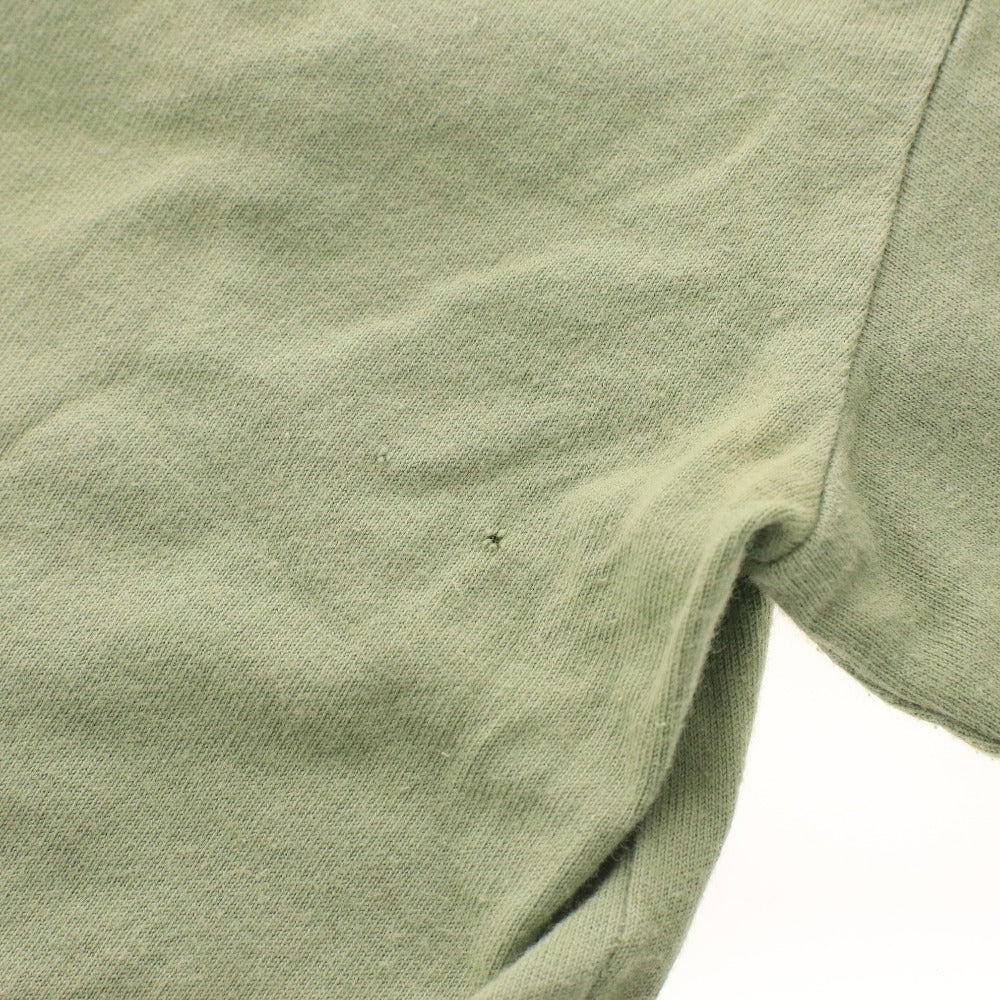 ■ カネコイサオ カーディガン カットソー 長袖 トップス チェック 袖切り替え レディース グリーン