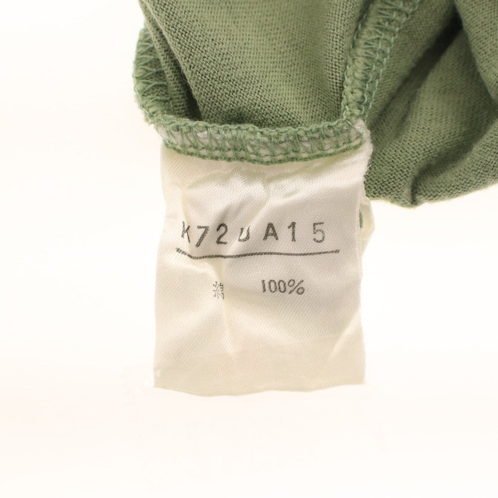 ■ カネコイサオ カーディガン カットソー 長袖 トップス チェック 袖切り替え レディース グリーン