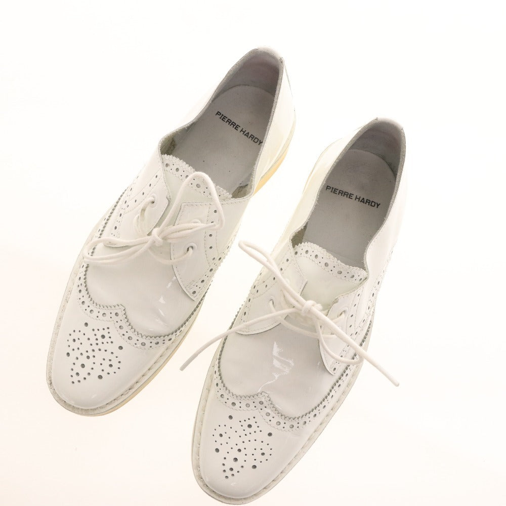 ■ ピエールアルディ シューズ 靴 ウィングチップ レディース 38 （24cm相当） ホワイト 箱付き