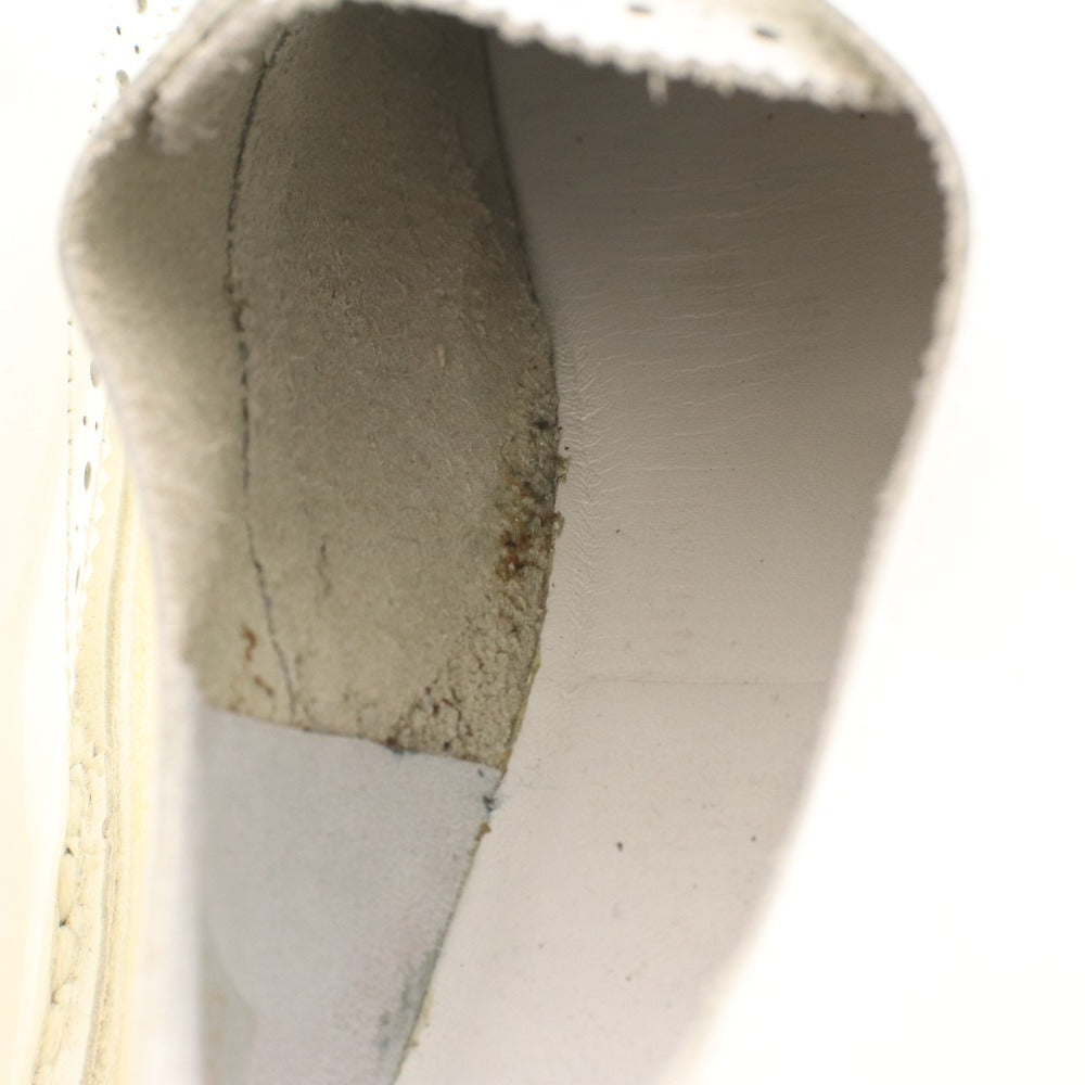 ■ ピエールアルディ シューズ 靴 ウィングチップ レディース 38 （24cm相当） ホワイト 箱付き