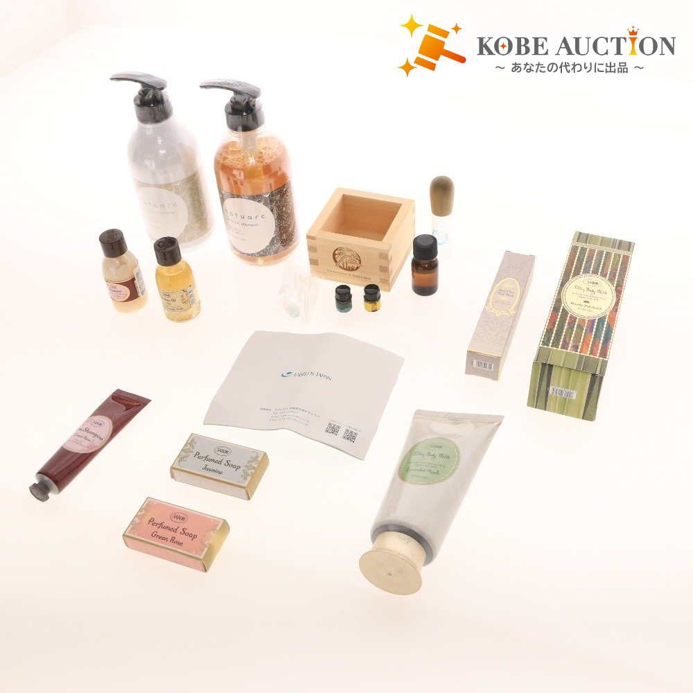 ■ Sabon Natuarc, etc. 11-piece set bulk sale. Body milk, shower oil, aroma oil, shampoo, treatment, etc. (Includes unused items)