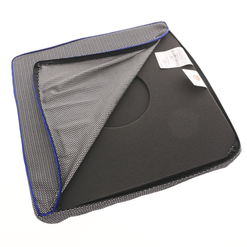 ■ 昭和西川 ムアツ クッション 座布団 グレー カバー付き