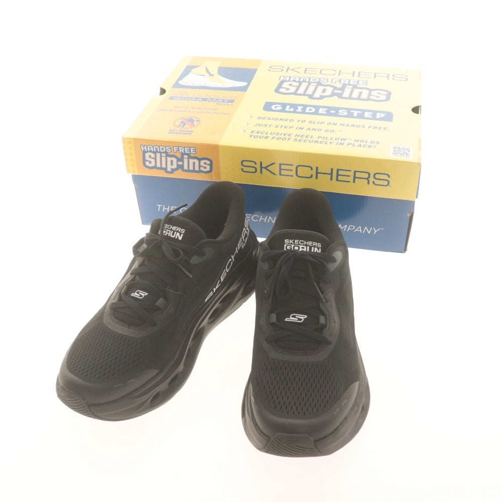 ■ スケッチャーズ スニーカー スリップインズ グライドステップ 220421 靴 GLIDE-STEP ハンズフリー メンズ 27.5 ブラック 箱付き