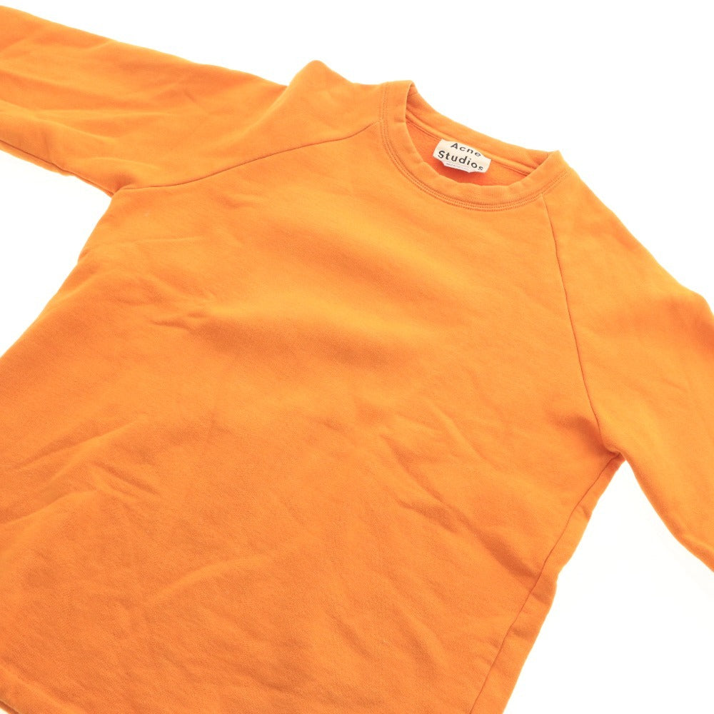 ■ アクネストゥディオズ スウェット トレーナー CASSIE FL PAW16 長袖トップス 裏起毛 レディース メンズ xxs オレンジ