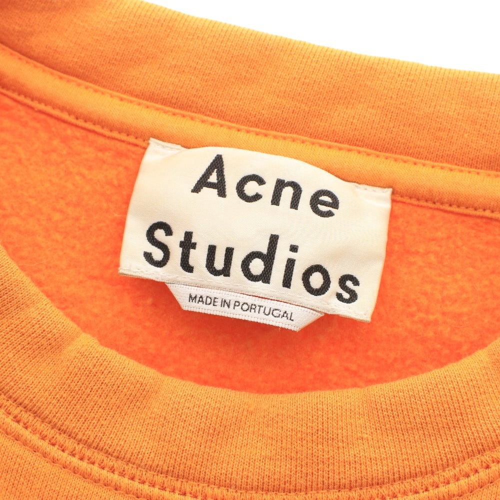 ■ アクネストゥディオズ スウェット トレーナー CASSIE FL PAW16 長袖トップス 裏起毛 レディース メンズ xxs オレンジ