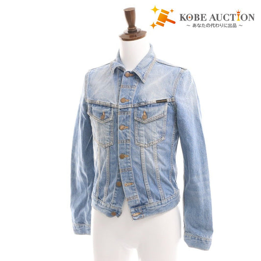 ■ ヌーディージーンズ デニムジャケット PERRY 長袖 NJ3629 トップス Gジャン オーガニックコットン メンズ xs ライトブルー