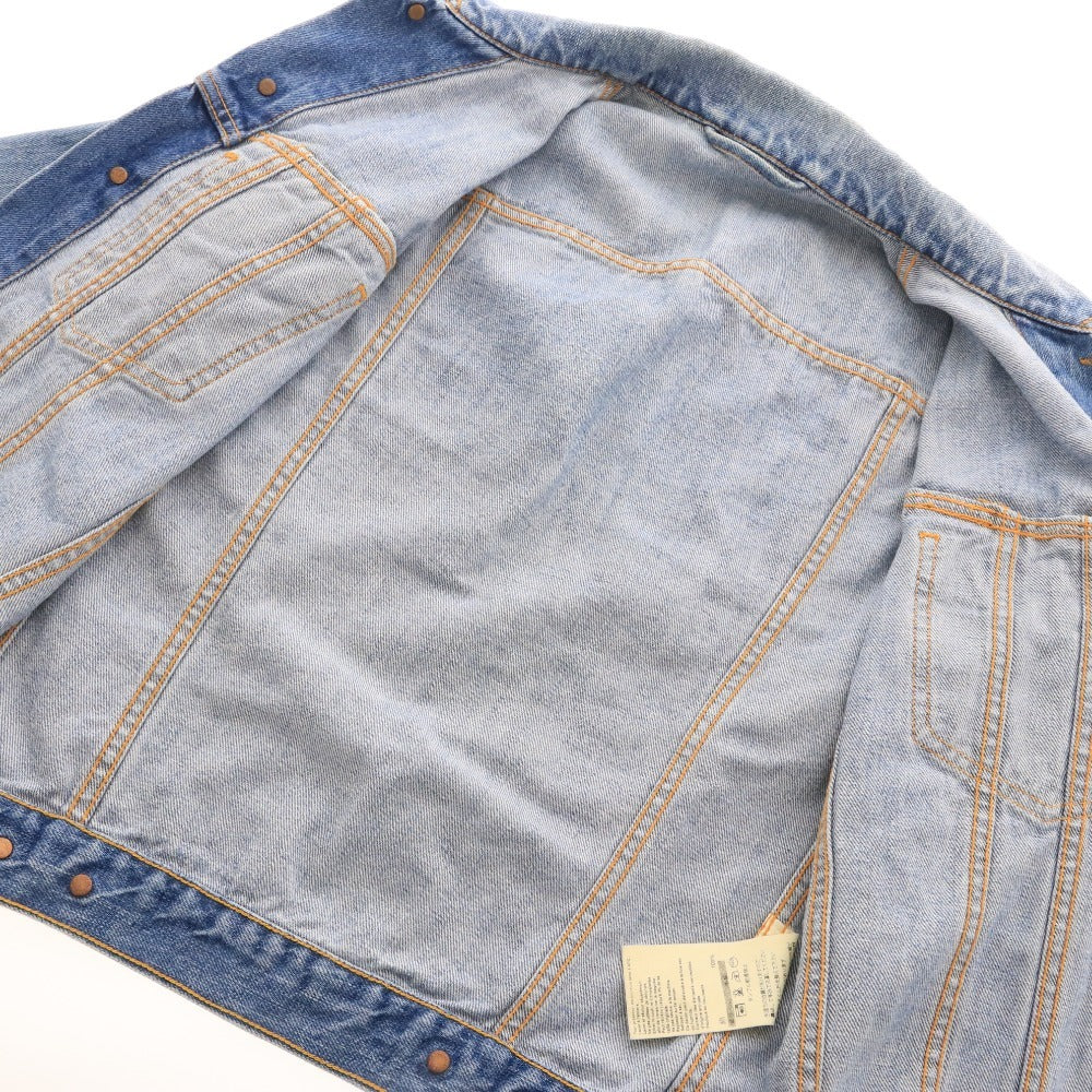 ■ ヌーディージーンズ デニムジャケット PERRY 長袖 NJ3629 トップス Gジャン オーガニックコットン メンズ xs ライトブルー