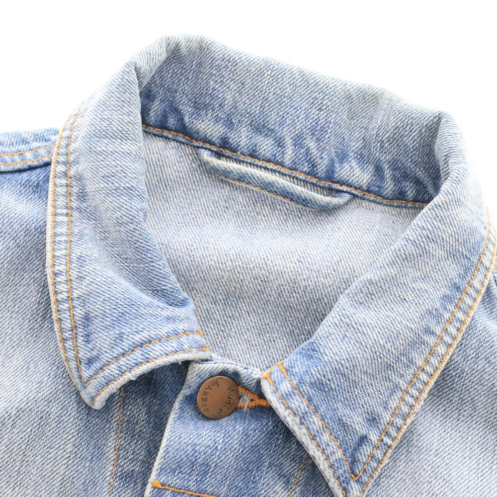 ■ ヌーディージーンズ デニムジャケット PERRY 長袖 NJ3629 トップス Gジャン オーガニックコットン メンズ xs ライトブルー