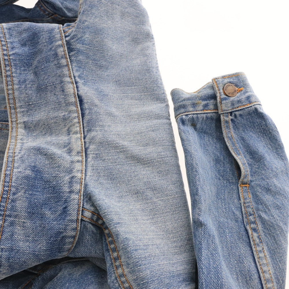 ■ ヌーディージーンズ デニムジャケット PERRY 長袖 NJ3629 トップス Gジャン オーガニックコットン メンズ xs ライトブルー