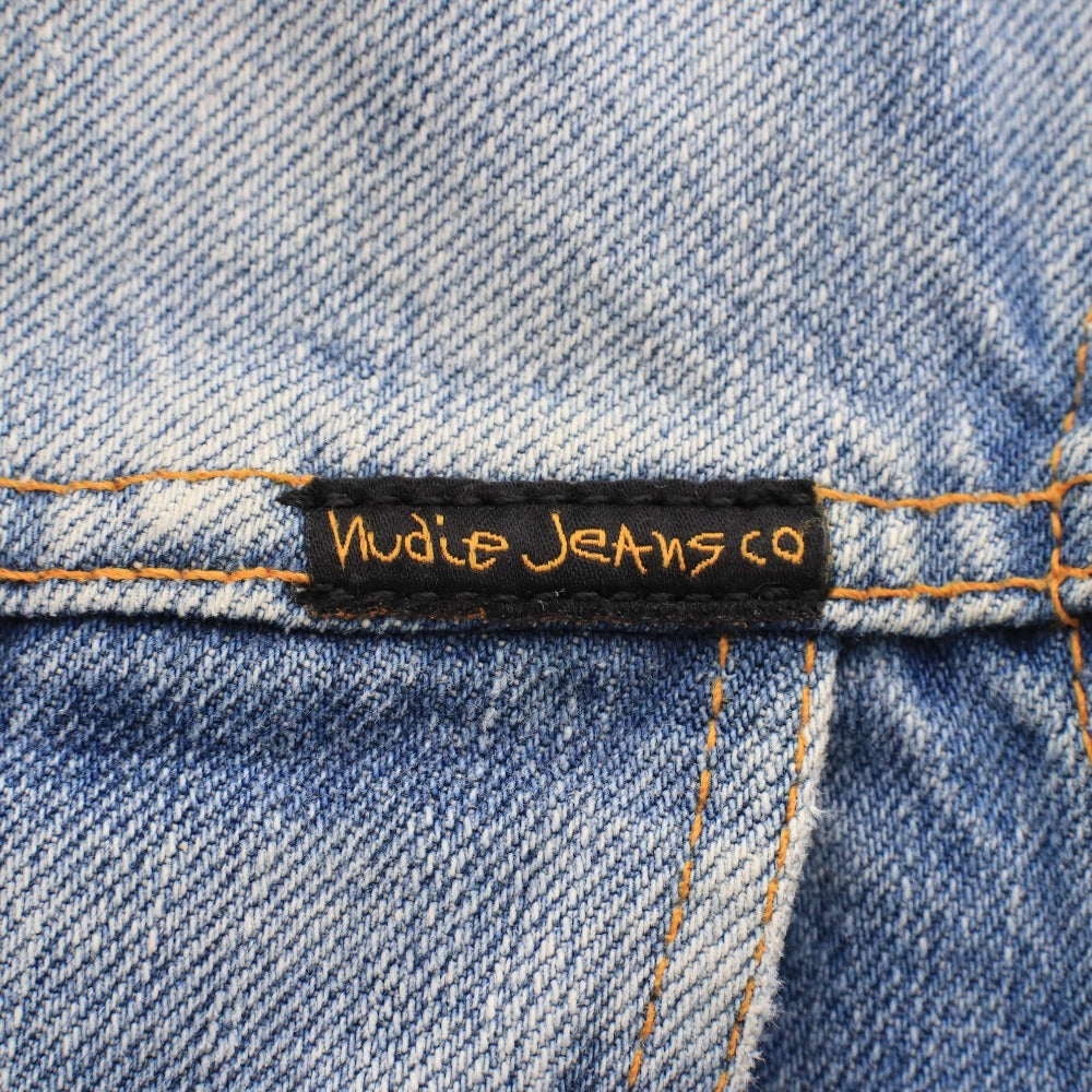 ■ ヌーディージーンズ デニムジャケット PERRY 長袖 NJ3629 トップス Gジャン オーガニックコットン メンズ xs ライトブルー