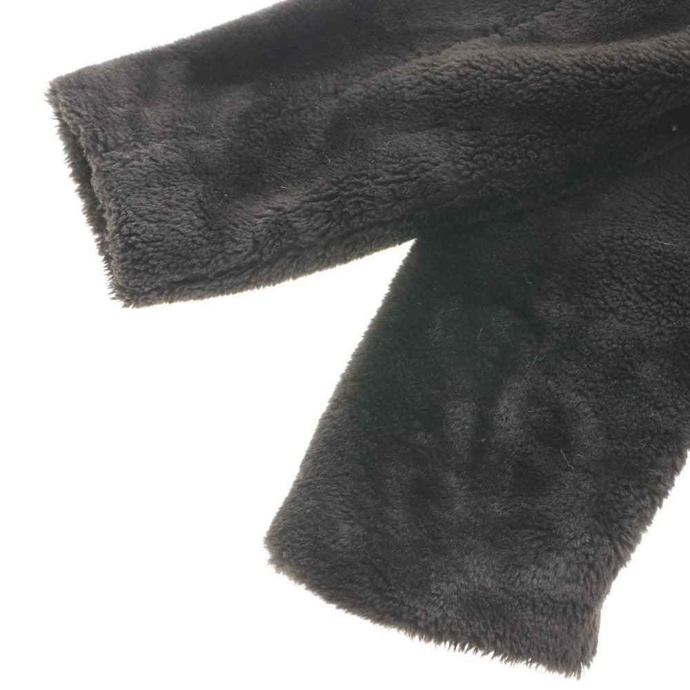 ■ ザラ ZARA ジャケット コート ブルゾン 長袖 トップス フェイクファー フード レディース M ブラック