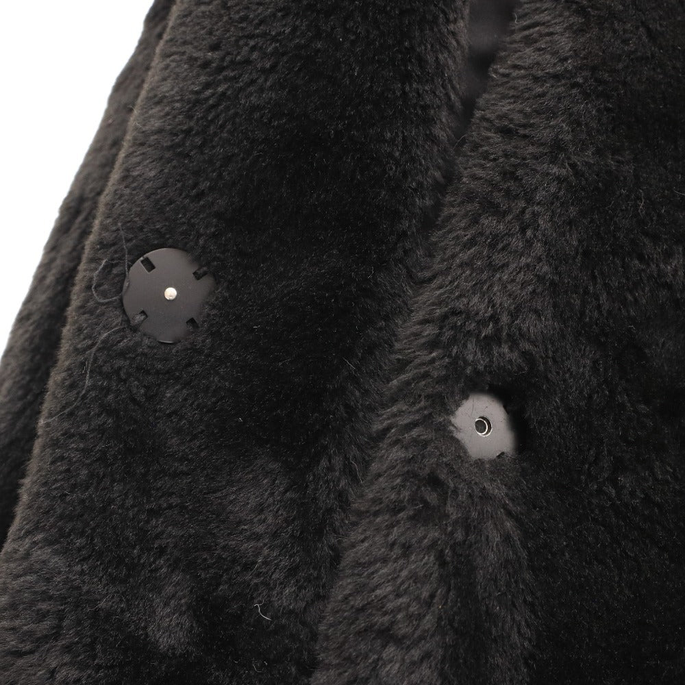 ■ ザラ ZARA ジャケット コート ブルゾン 長袖 トップス フェイクファー フード レディース M ブラック