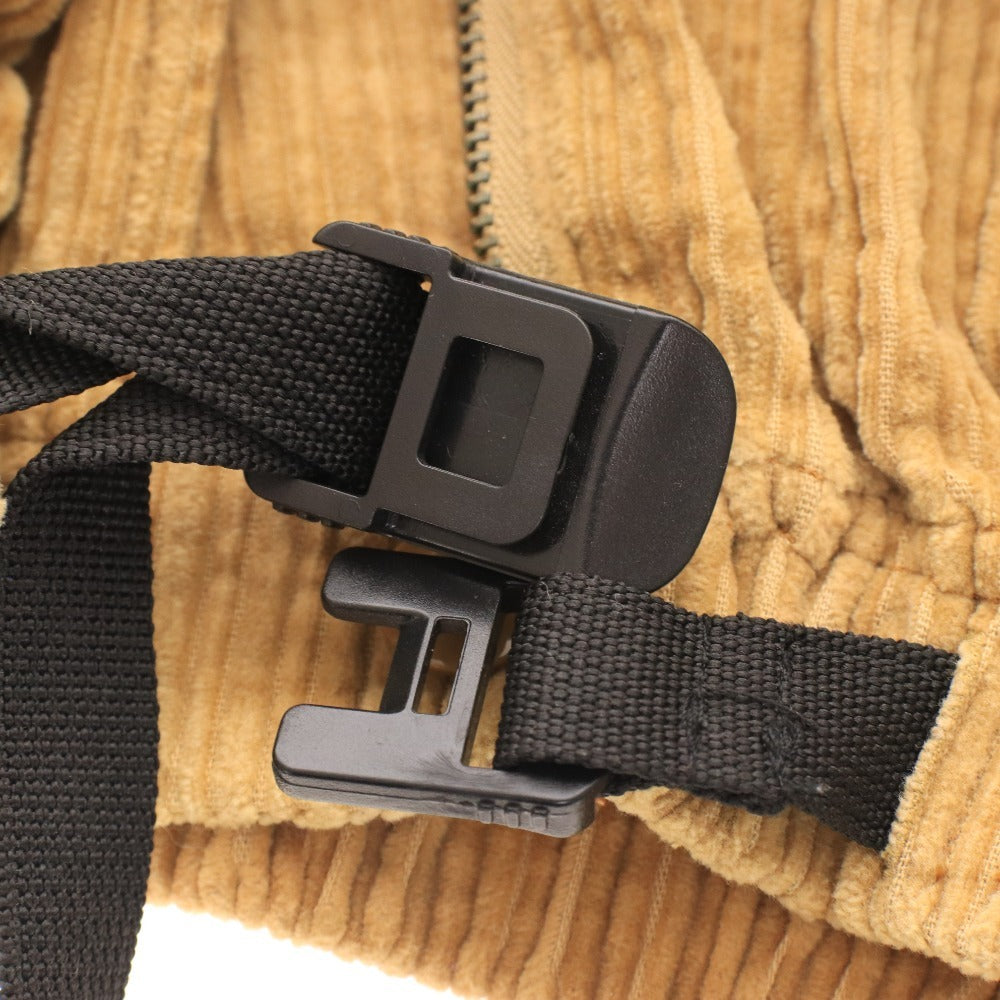 ■ ゴースローキャラバン サルエルパンツ ボトムス コーデュロイ 2トーンカラー ワイド ジョガー メンズ 1 (S相当) ライトブラウン