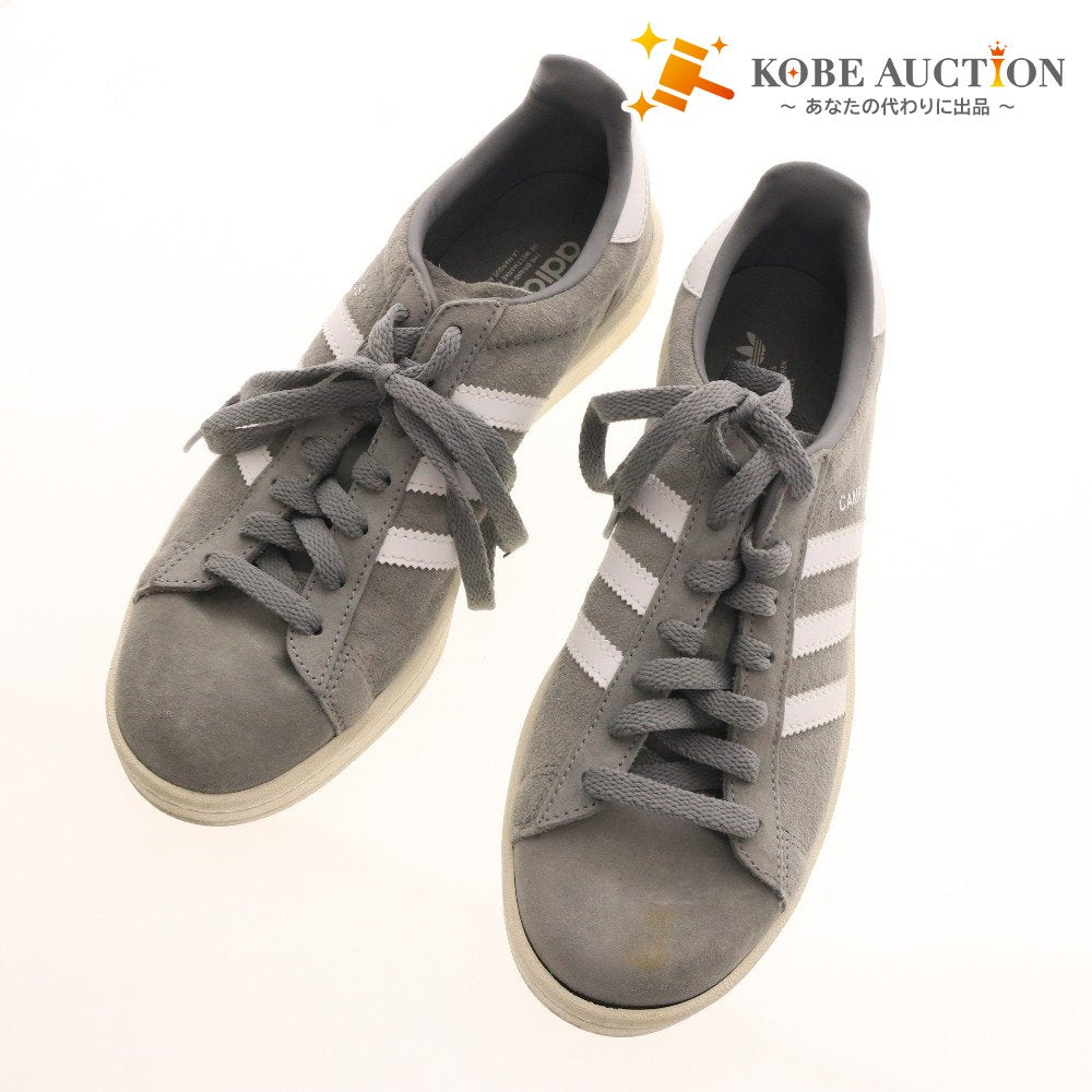 ■ アディダスオリジナルス スニーカー キャンパス BZ0085 靴 ローカット スエード レディース 24cm グレー