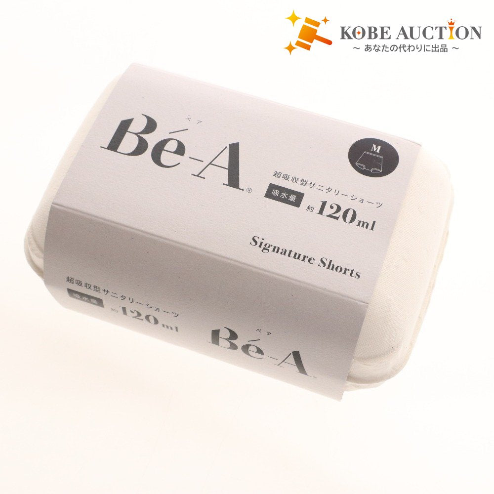 ■ ベア Be-A シグネチャーショーツ 超吸収サニタリーショーツ 日本製 レディース 02 Mサイズ ブラック 未使用