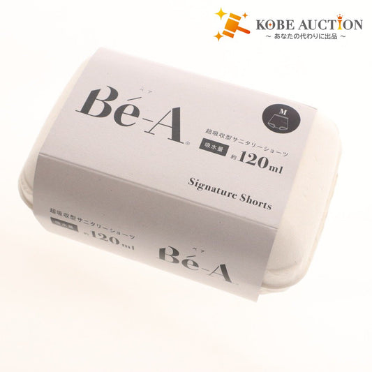 ■ ベア Be-A シグネチャーショーツ 超吸収サニタリーショーツ 日本製 レディース 02 Mサイズ ブラック 未使用