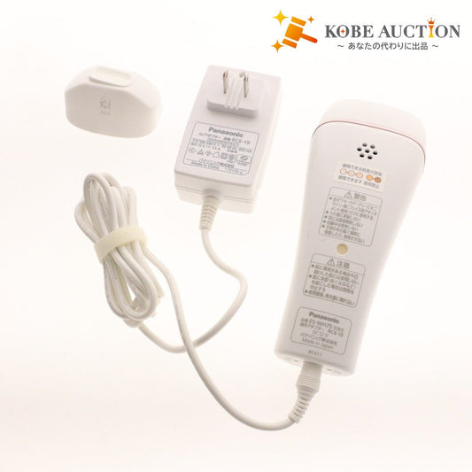 ■ パナソニック 光エステ ES-WH75 光美容器 美顔器 フェイス ボディ コード式 ムダ毛ケア ホワイト付属品付き 通電確認済み