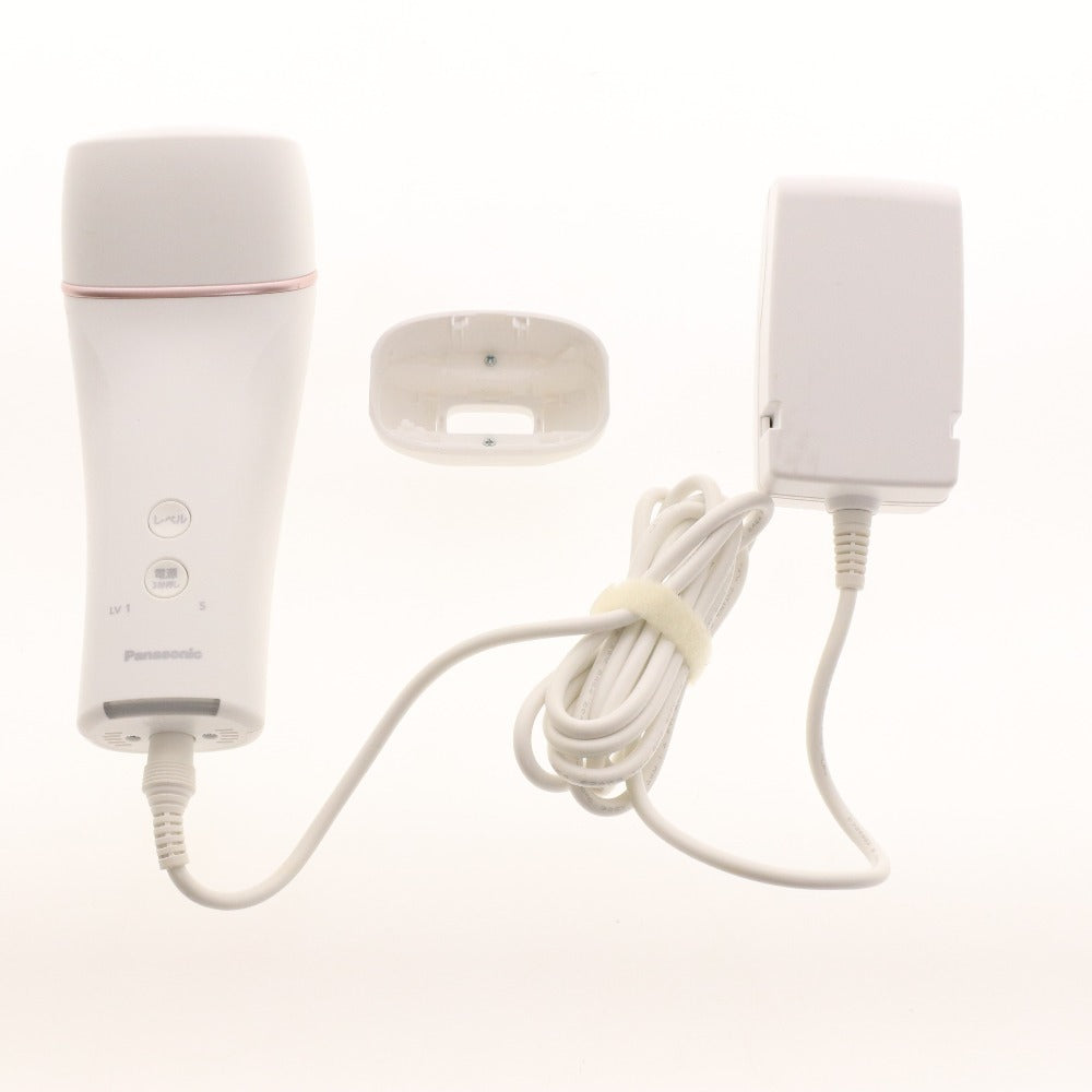 ■ パナソニック 光エステ ES-WH75 光美容器 美顔器 フェイス ボディ コード式 ムダ毛ケア ホワイト付属品付き 通電確認済み