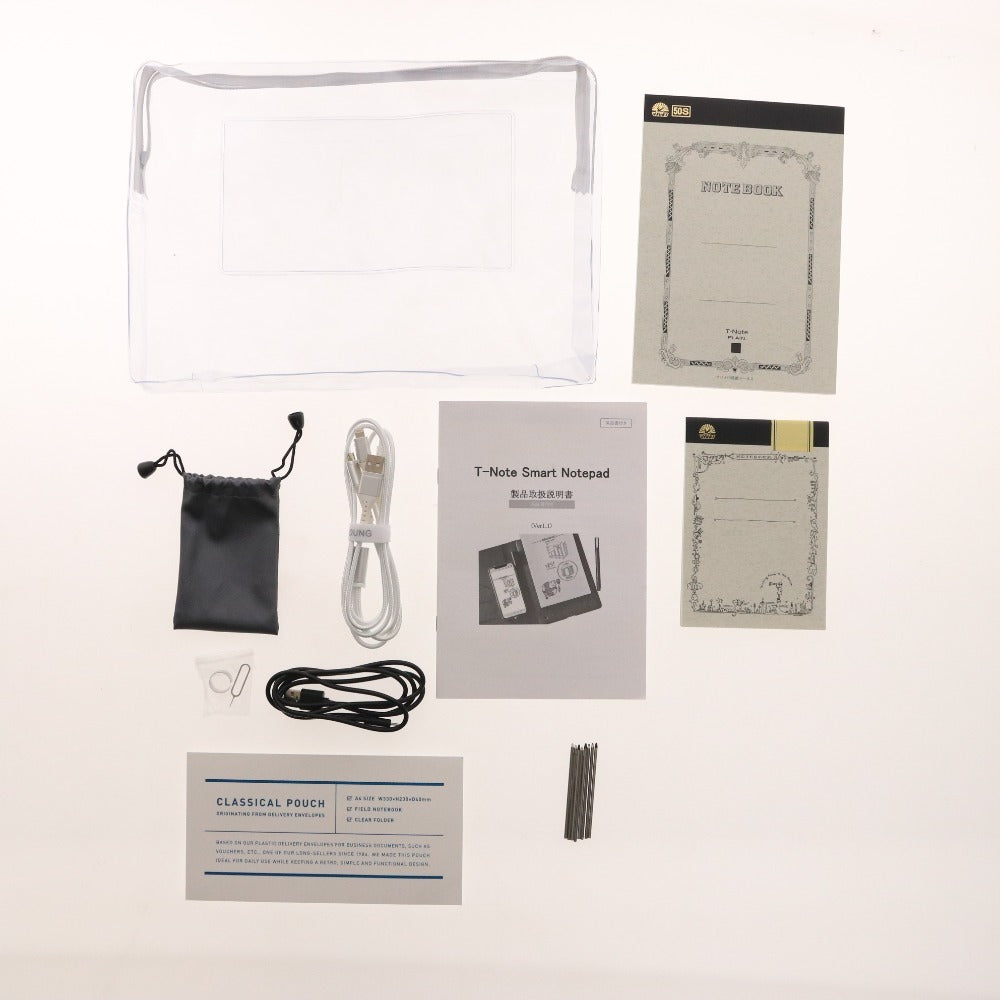 ■ T-Note SmartNotepad スマートノートパッド 文房具 ツバメノート監修デザイン デジタル化 アナログ ビジネス 学習 付属品付き