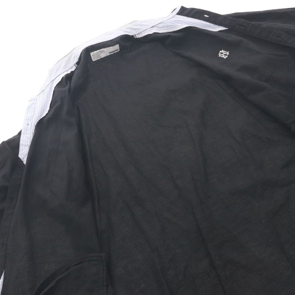 ■ ネイバーフッド NEIGHBORHOOD シャツ 長袖 トップス CHANNEL7 C-SHIRT LS 切替 メンズ M ブラック ブルー