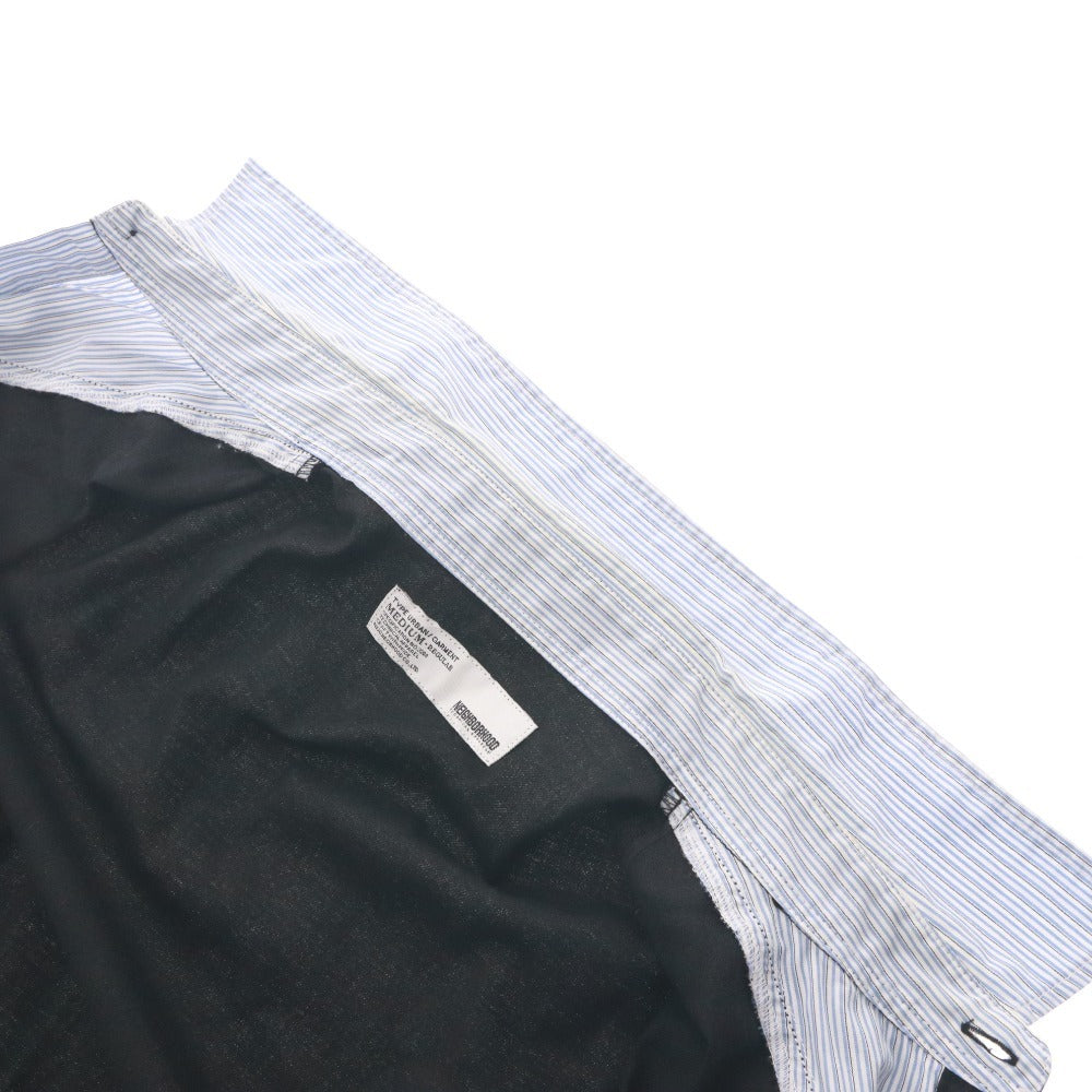 ■ ネイバーフッド NEIGHBORHOOD シャツ 長袖 トップス CHANNEL7 C-SHIRT LS 切替 メンズ M ブラック ブルー