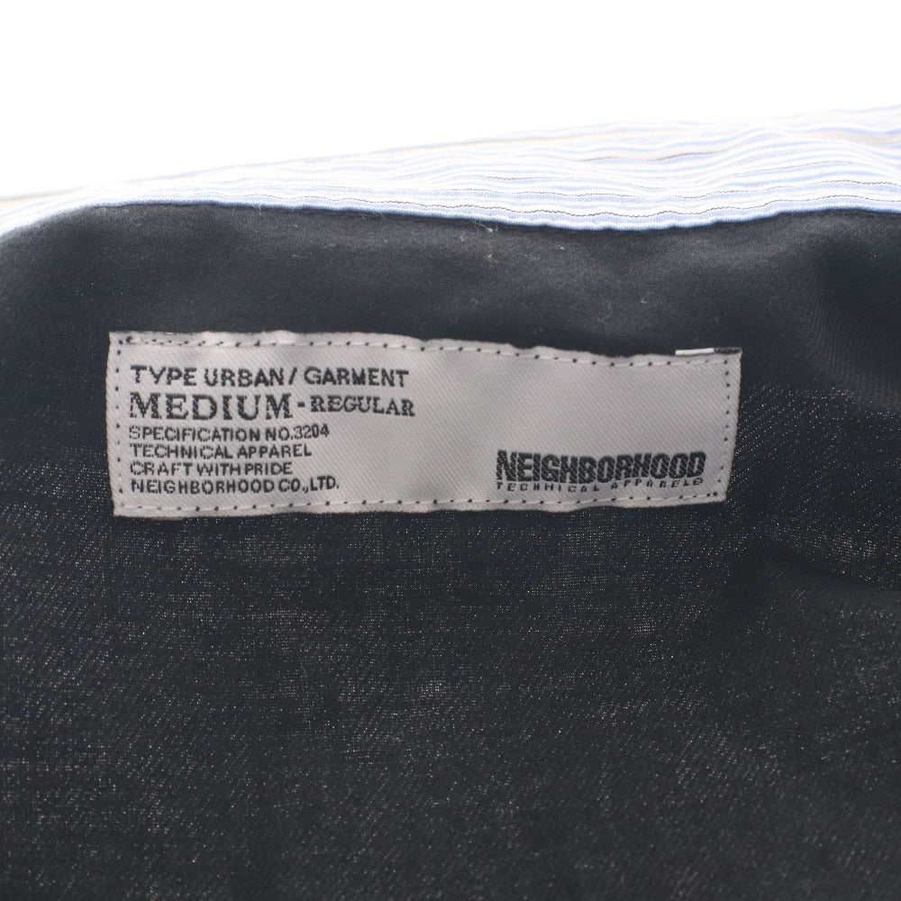 ■ ネイバーフッド NEIGHBORHOOD シャツ 長袖 トップス CHANNEL7 C-SHIRT LS 切替 メンズ M ブラック ブルー