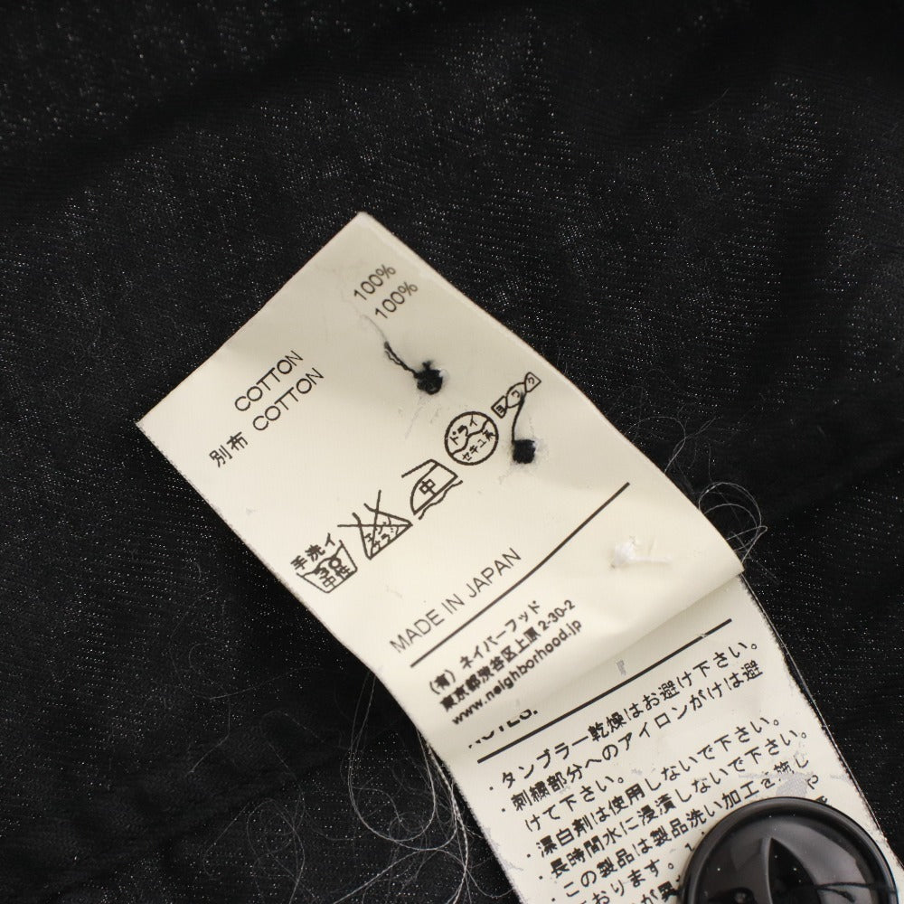 ■ ネイバーフッド NEIGHBORHOOD シャツ 長袖 トップス CHANNEL7 C-SHIRT LS 切替 メンズ M ブラック ブルー